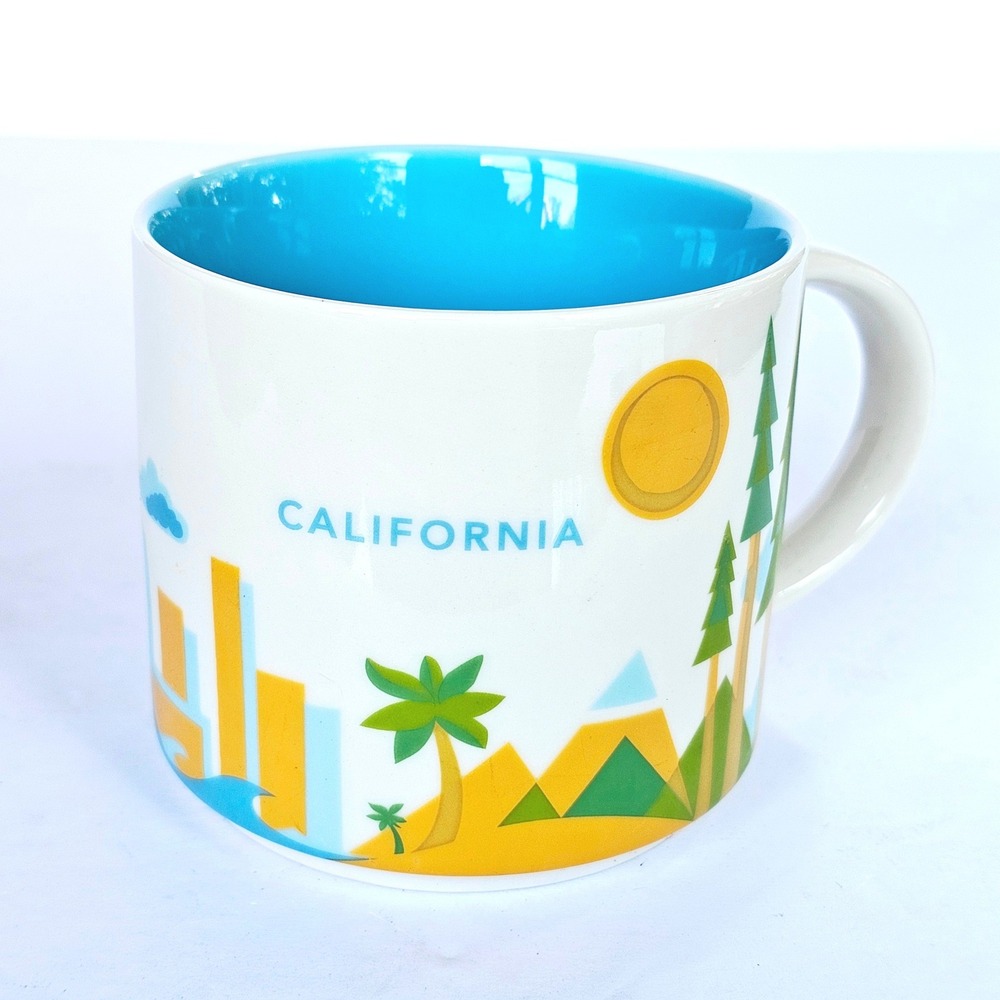2015 Starbucks California You Are Here Collection 14oz Ceramic Coffee Mug